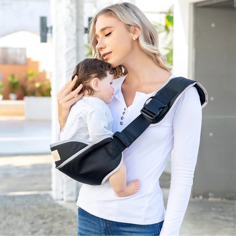 Toddler Sling Carrier - Blue - Picture 3 of 8